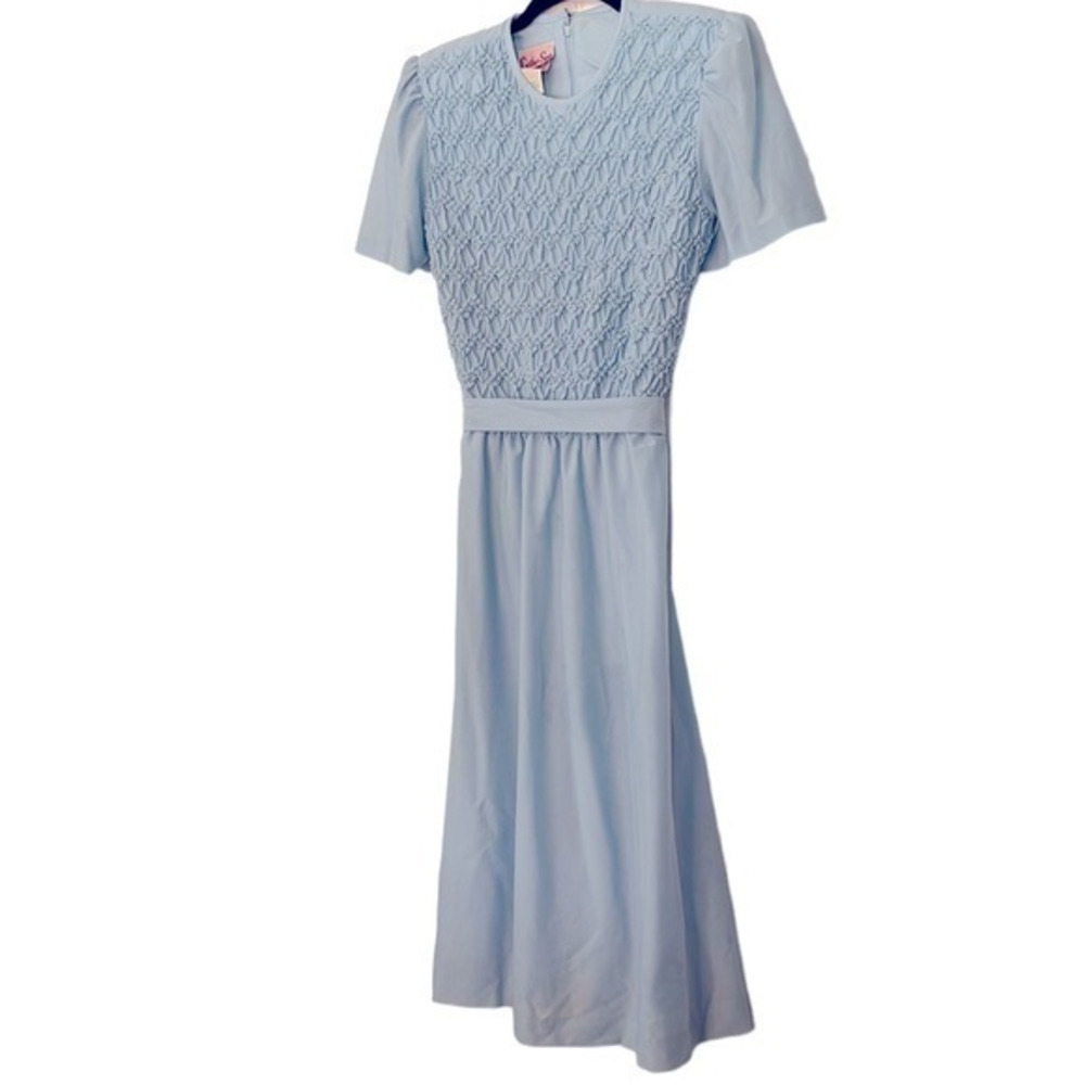 Vintage Cathy Sue Baby Blue Dress Size 10
